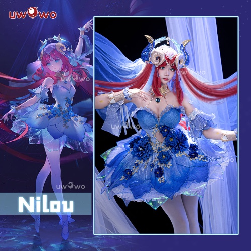 【In Stock】Uwowo Genshin Impact Fanart Nilou Ballet Dress Cosplay Costume - 【In Stock】S
