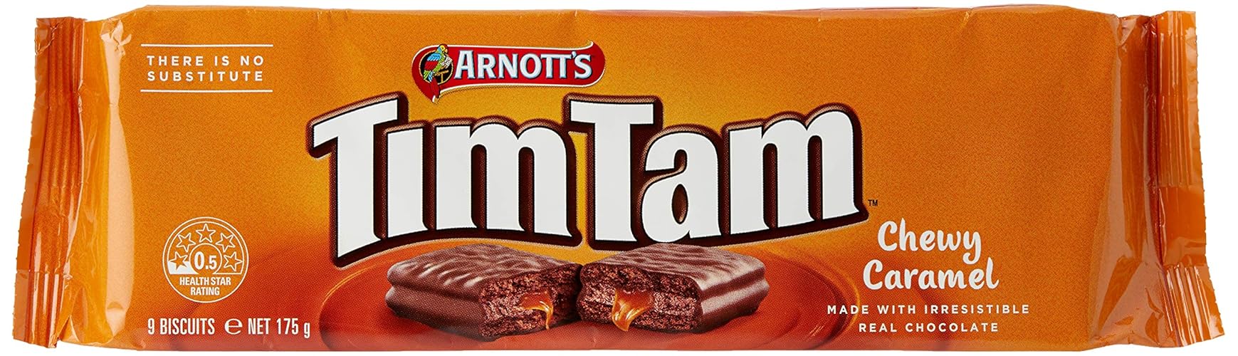 TimTams Arnotts Chewy Caramel Biscuit-Pack of 3