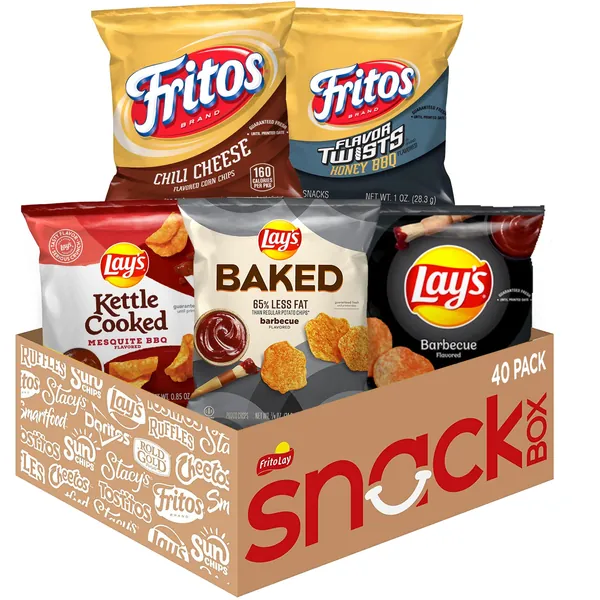 Frito-Lay Backyard Barbecue Mix Variety Pack, (40 Pack) - Backyard BBQ 40 Count (Pack of 1)