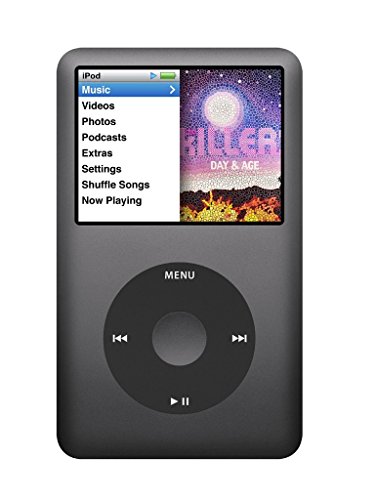 Apple iPod Classic 160GB Black (7th Generation) (Renewed)