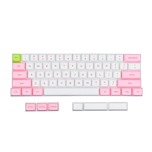SK61 Keycaps | Pink White