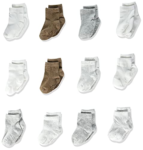Simple Joys by Carter's Baby 12-Pack Socks - 12-24 Months - Multicolor/Neutral
