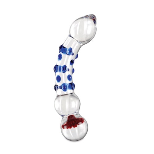 Pipedream® Icicles® No 18 Glass Dildo - Blue
