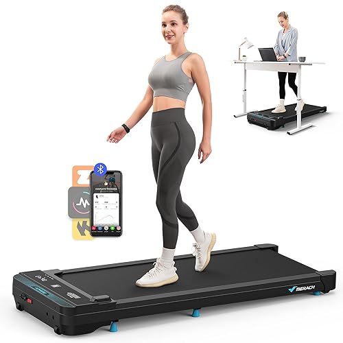 MERACH Treadmill, 3.0HP Treadmills for Home with 12 HIIT Modes, Foldable Treadmill with APP, Large Running Area, LCD Display and 287 LBS Weight Capacity - 01-T19-Black