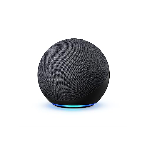 Amazon Echo (4th Gen) | With premium sound, smart home hub, and Alexa | Charcoal - Charcoal - Echo