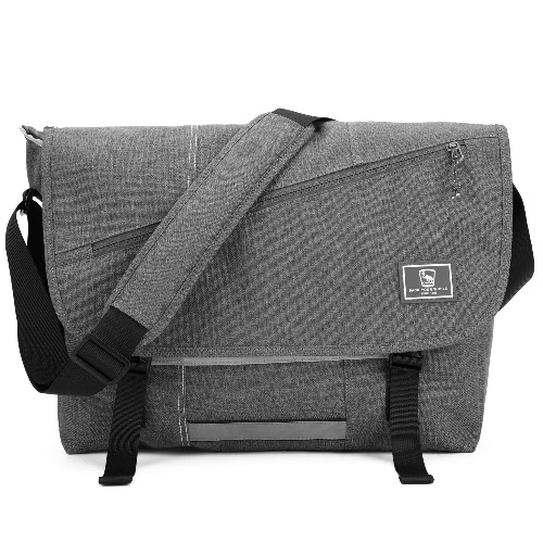 OIWAS Messenger Bag for Women Men Satchel 14 15.6 Inch Laptop Briefcase Bags Crossbody Shoulder Bag School Work Travel - 15.6 Inch-grey