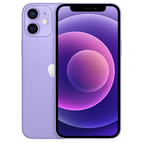 Apple iPhone 12 Mini, 128GB, Purple - Unlocked (Renewed) - 128GB - Purple - Unlocked - Renewed