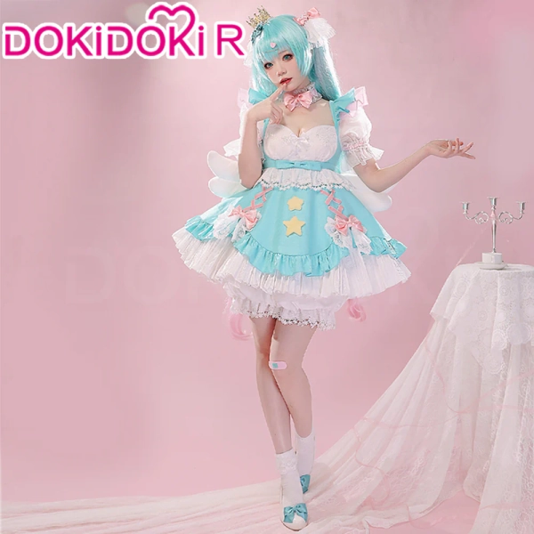 【in stock】DokiDoki-R Cosplay Mikuu Costume TENITOL Yumekawa Princess Unicorn Dress