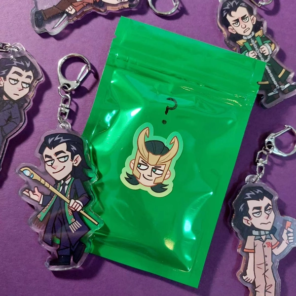 Loki Acrylic Charm Mystery Bags - Etsy Australia