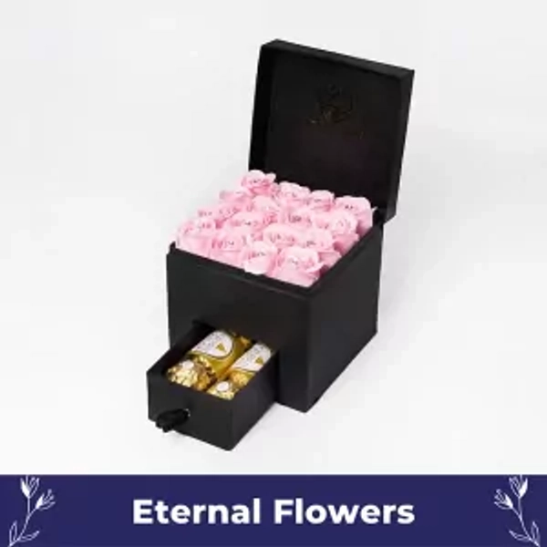 Pink Eternal Love Box - Online Flower Delivery - Philippines Online Flowers - FlowerStore.ph | Same-Day Flower Delivery