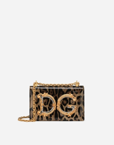 Medium DG Girls shoulder bag in Animal Print for Women | Dolce&Gabbana® US