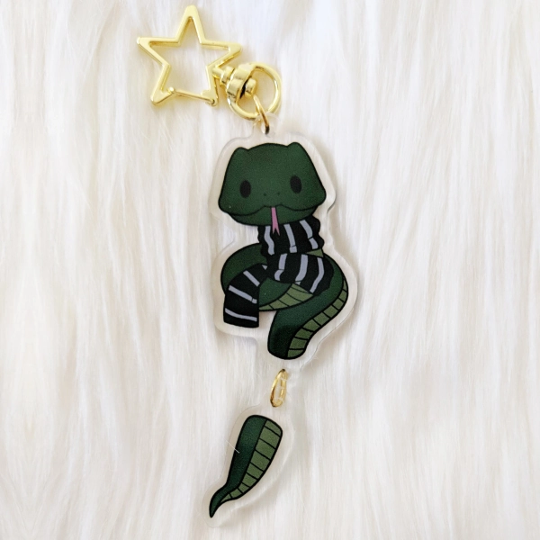 House of Snake, Dangle Tail Acrylic Charm