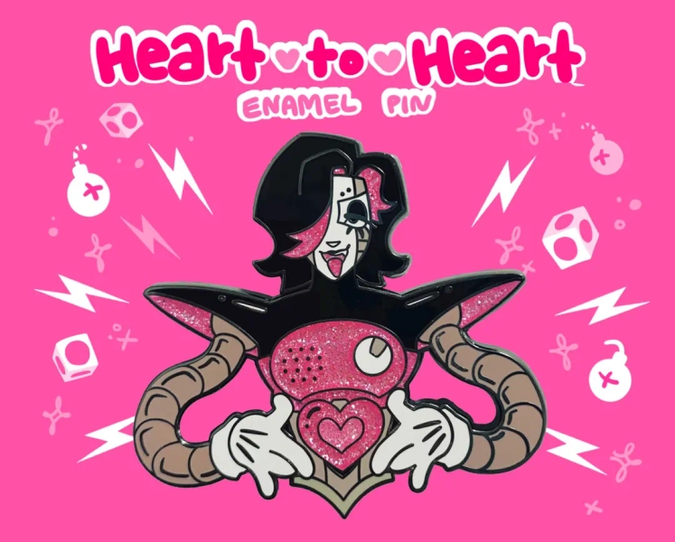 Heart to Heart Glitter Enamel Pin - Etsy