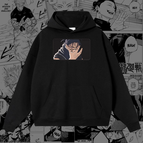 Choso Embroidered Oversize Hoodie | Jujutsu Kaisen