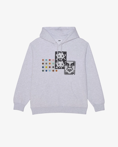 TRIPLE TROUBLE – INVADER  HIRST HOODED SWEATSHIRT | Obey Clothing UK