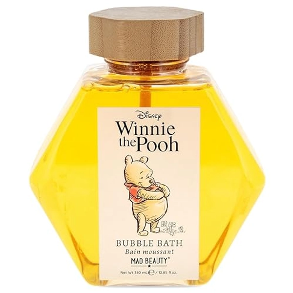 Mad Beauty Disney Winnie the Pooh Bubble Bath | Cruelty-Free Cosmetics | Wildflower Fragrance | Honey Wand Lid | Skincare Gifts for Women, Adults, and Kids