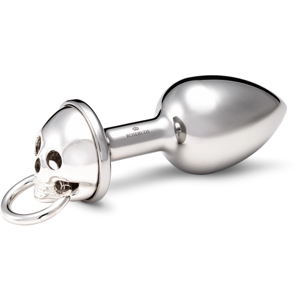 ♤ Butt plug Skull Bronze Rhodié Luxury Range Size M