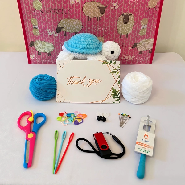 Small Turtle Crochet Kit