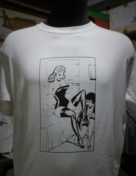 MISTRESS FETISH rope high heels t shirt