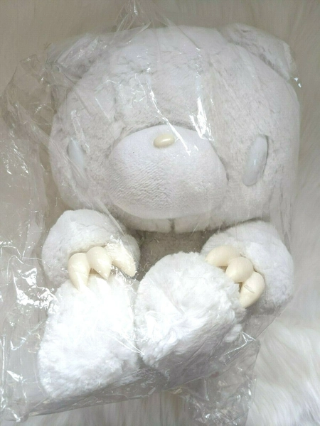 UK SELLER Chax GP Gloomy Bear plush Monotone White 35cm Toreba Japan
