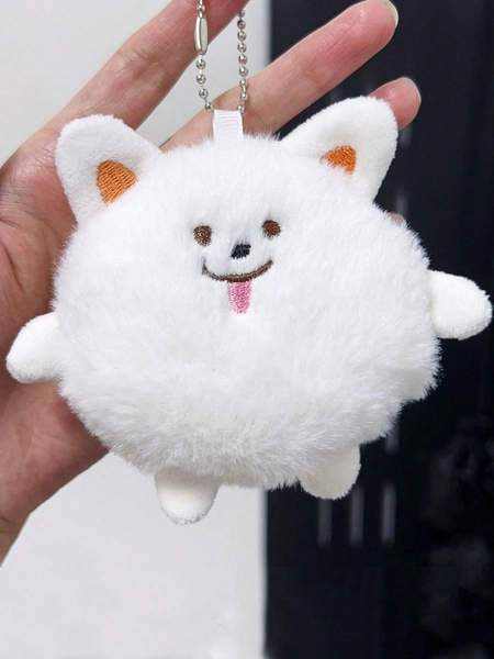 llavero/colgante de bolso de peluche samoyedo