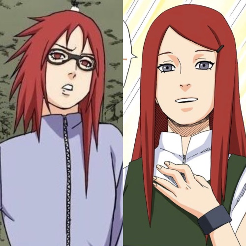 karin + kushina cosplay