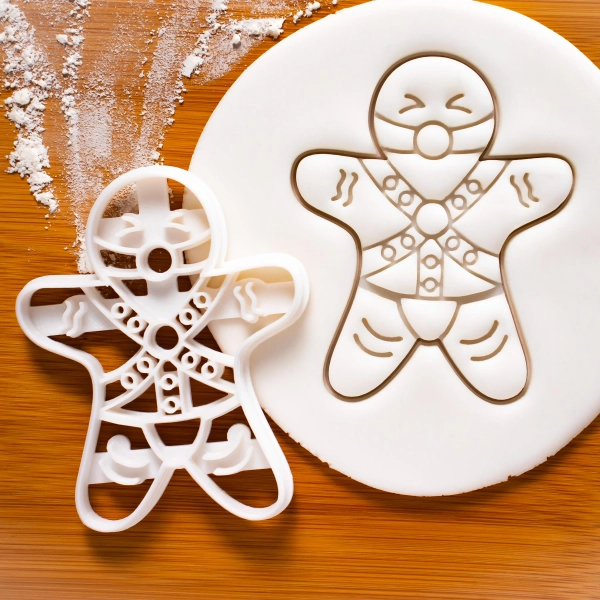 MATURE - BDSM Submissive Gingerbread Man | Bakerlogy biscuit cutters ball gag naughty dominant masochism sadism bondage sadomasochism