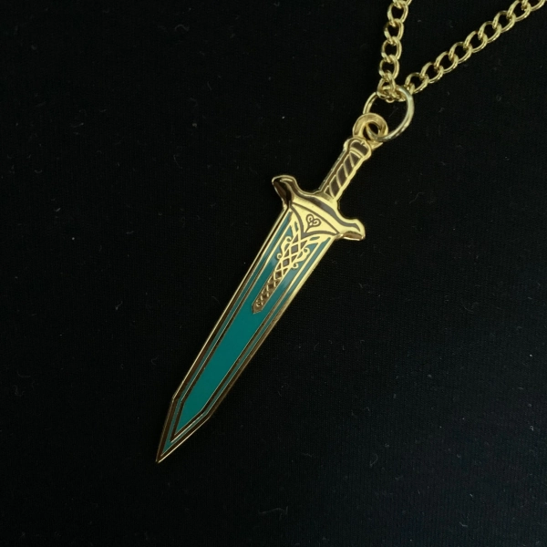 Glow In The Dark Moonlight Greatsword Pendant