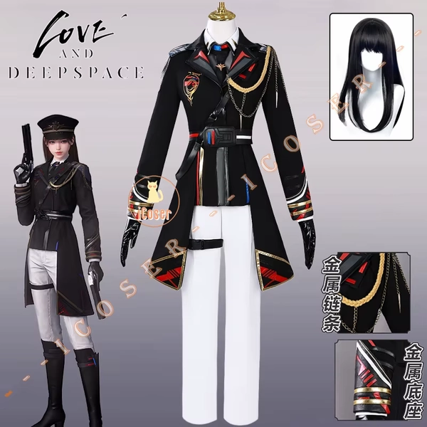 Love and Deepspace Heroines MC Cosplay Costume Farspace Colonel Female Uniform Cap Caleb Carnival  Outfit Halloween Party Women - AliExpress 200000532
