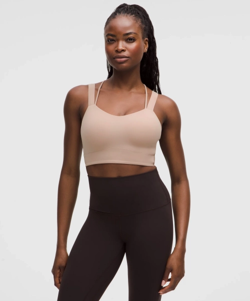 Like a Cloud Longline Bra *Light Support, D/DD Cup - Nutmeg - 8