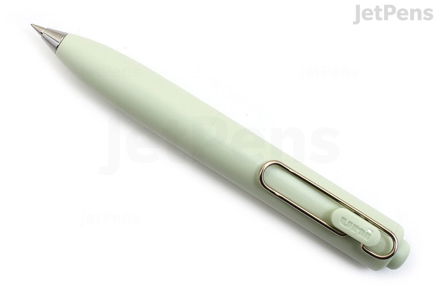 Uni-ball One P Gel Pen - 0.38 mm - Fresh Mint Body - Black Ink