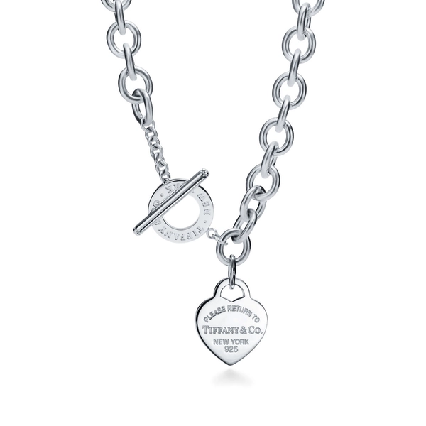 Return to Tiffany® Heart Tag Toggle Necklace in Silver