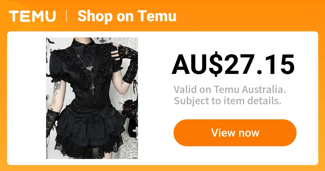 gothic lolita style black striped satin bubble sleeve short - Temu Australia