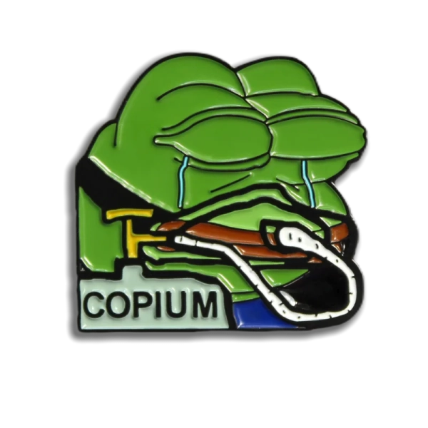COPIUM Enamel Pin