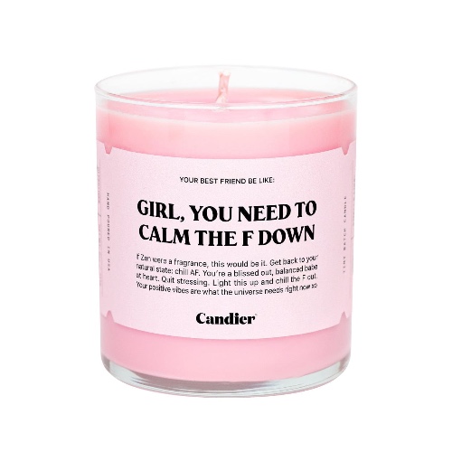 CALM THE F DOWN CANDLE