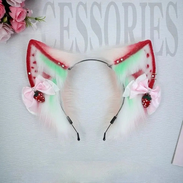 Luxurious Cat Ears Headband for Kawaii Fashion and Cosplay
