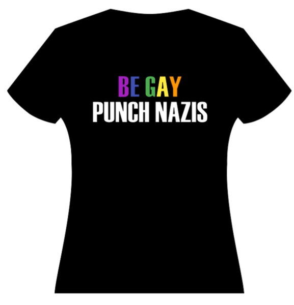 Be Gay Punch Nazis - Large / Black