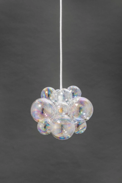 The Iridescent Organic Bubble Chandelier (16" diameter) • Glass Bubble Chandelier •