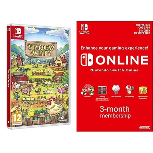 Stardew Valley (Nintendo Switch) & Nintendo Switch Online Membership - 3 Months | Switch Download Code