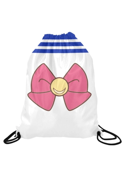 Sailor Cute Bow Drawstring Backpack 