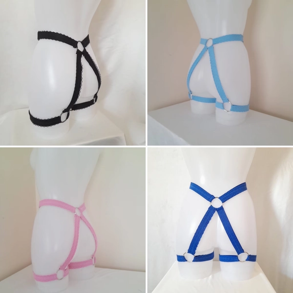 pink tail harness