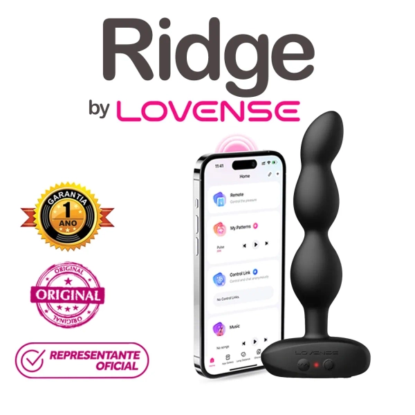 LOVENSE RIDGE - Estimulador Anal e Prostatico  Interativo