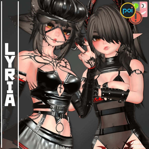 [VRCFT/SK3] Lyria by flexuh on Jinxxy