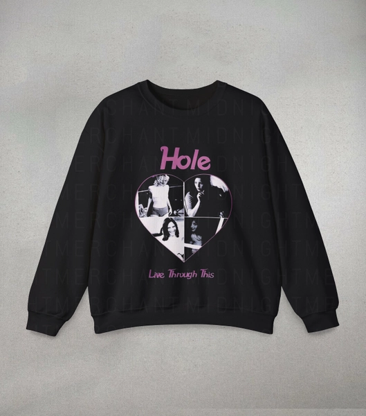 Hole Band Sweatshirt