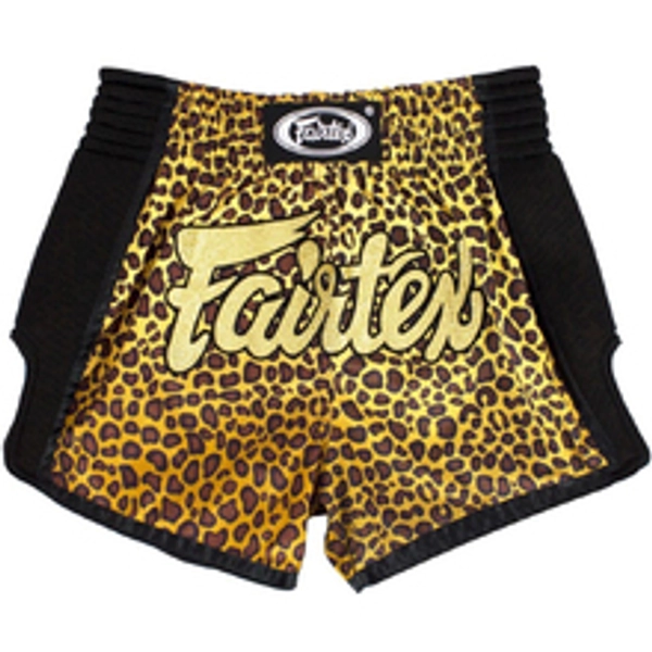 Fairtex Leopard Slim Cut Muay Thai Shorts