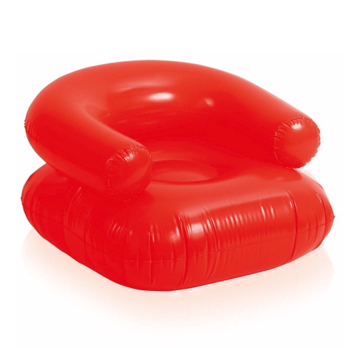 eBuyGB Inflatable Beach Lounge Chair, Red