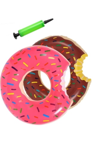 Swim Rings,Swim Donut 2PCS [2 of Pack+Hand Pump][90cm(35,43inc)]