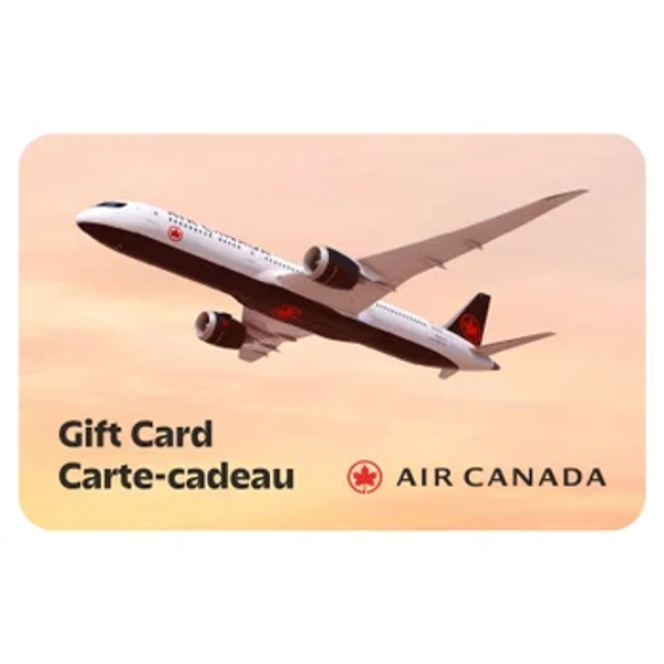 Air Canada $500 E-Gift Card - Item is Non-Refundable