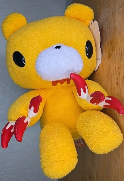 Chax-GP Gloomy Bear Plush Taitso CGP-045 Sitting Down Yellow 7" Rare NWT