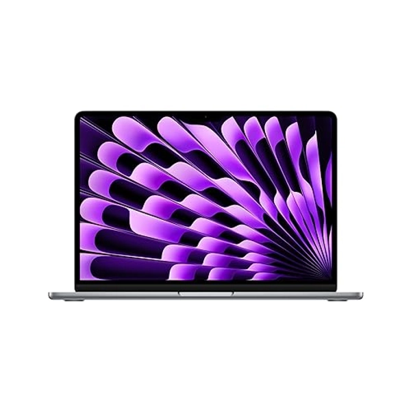 Apple Portable MacBook Air 13 Pouces avec Puce M3 : écran Liquid Retina 13,6 Pouces, 24 Go de mémoire unifiée, 512 Go de Stockage SSD, Clavier rétroéclairé, caméra FaceTime HD 1080p. Gris sidéral